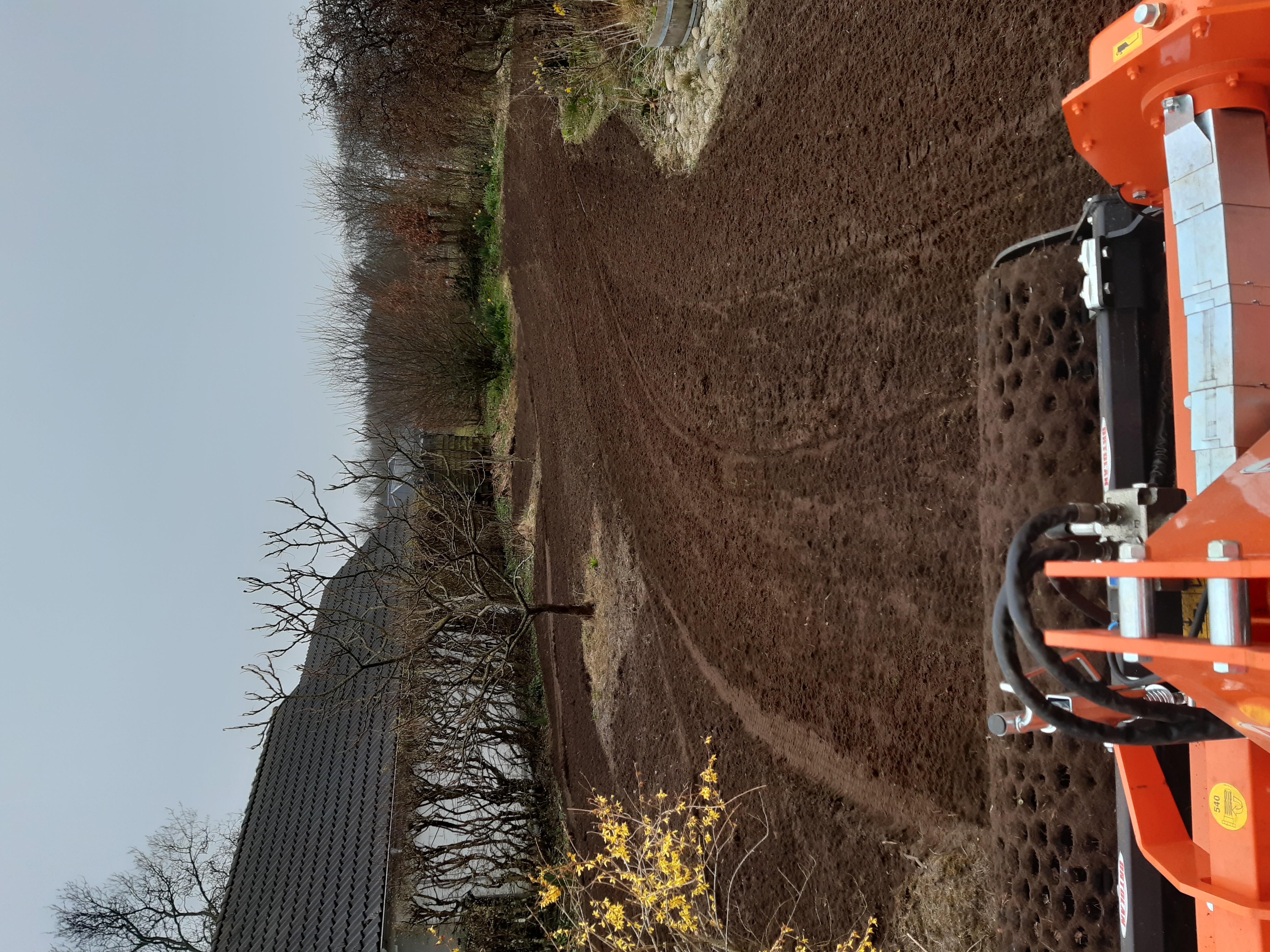 Traktor i jordarbejde